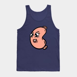 Cartoon Weenie Hot Dog Cartoon Character Tank Top